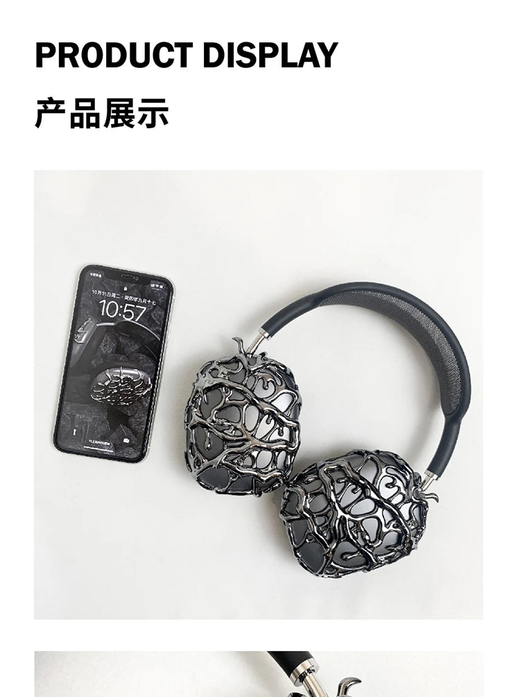 Trendy Cool Venom Earphone Case Suit AirPodsMax Custom 3D Print Earphone Protective Cases Headset Accessory Airpod Case Y2k