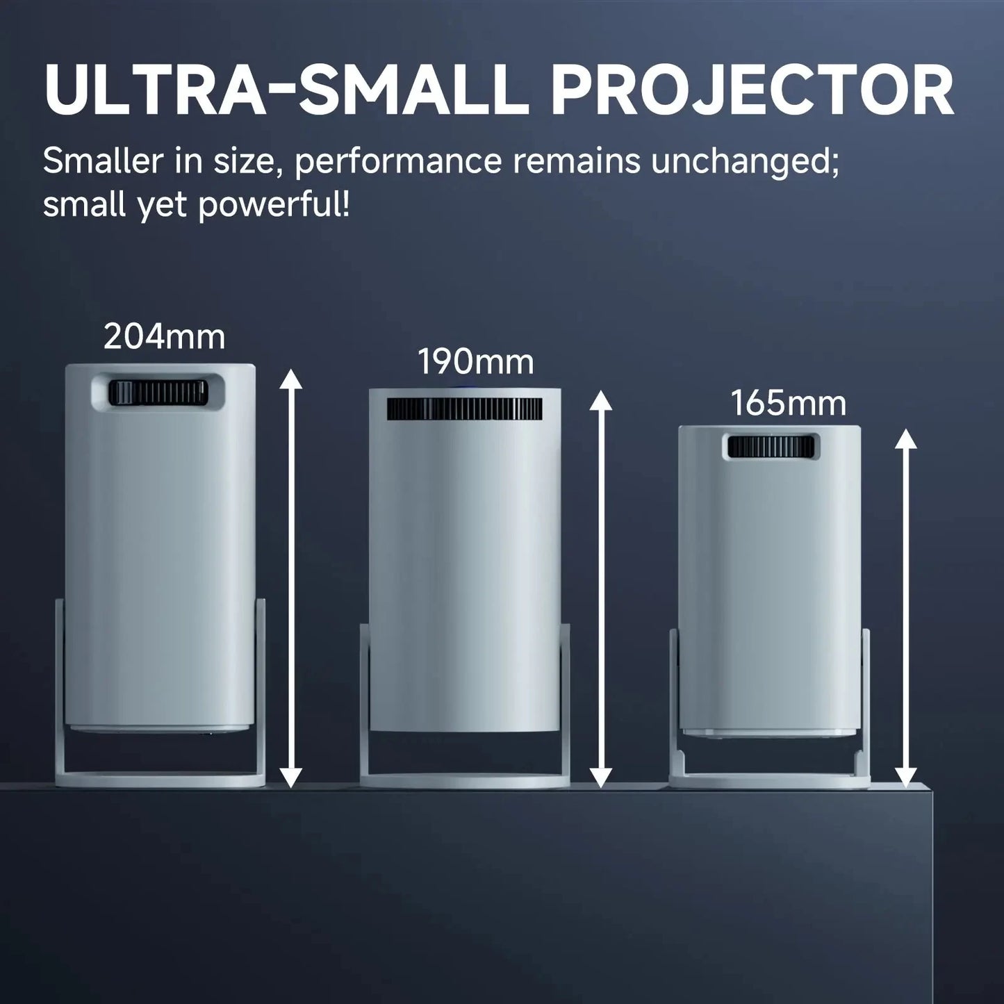 Smart Home Cinema Mini Projector | Linux OS, WiFi 6, 4K, Bluetooth 5.0