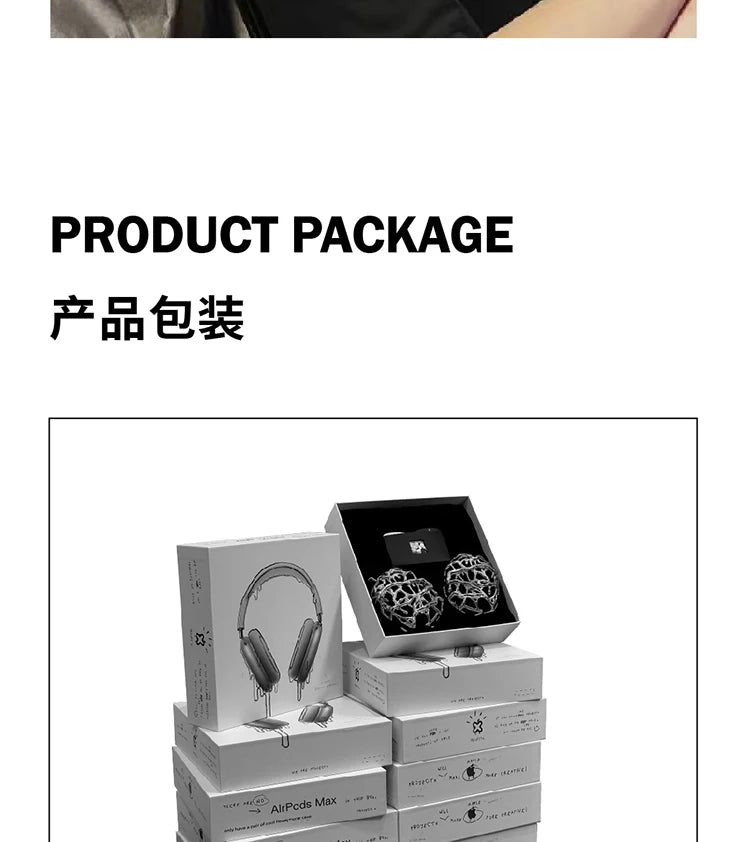 Trendy Cool Venom Earphone Case Suit AirPodsMax Custom 3D Print Earphone Protective Cases Headset Accessory Airpod Case Y2k