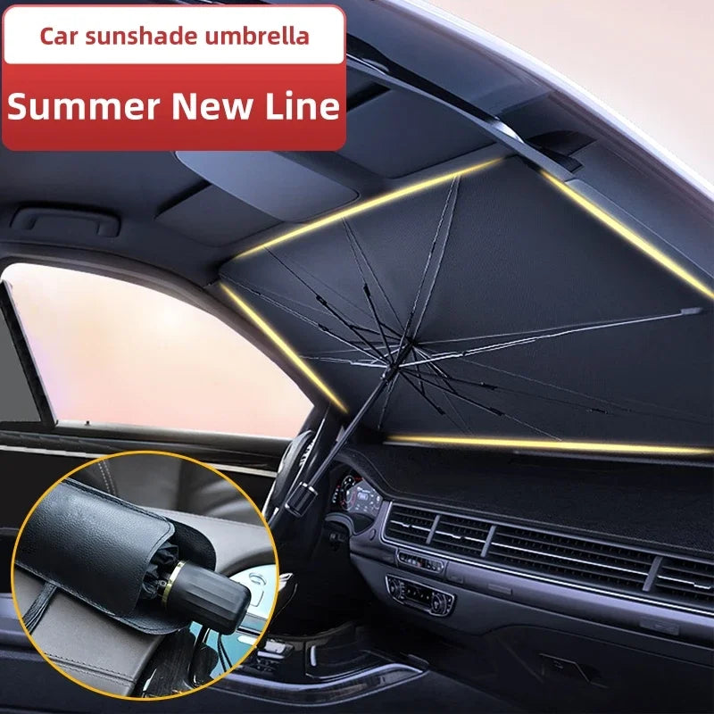 Foldable Car Windshield Sun Shade | UV Blocking Heat Insulator, All-Season