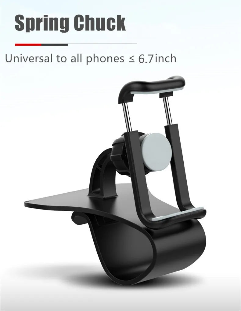 360° Rotating Dashboard Car Phone Mount | Universal Auto-Grip Bracket