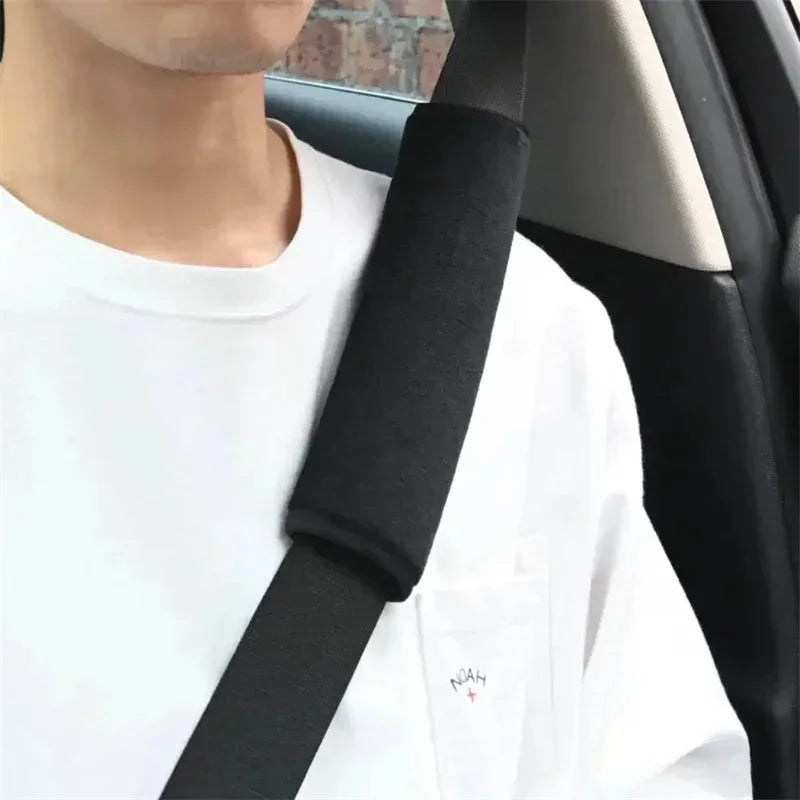 1/2Pcs Universal Comfortable Seat Belt Cover Adjustable Plush Car Safety Belt Cute Pink Car Accessories Car Accessories Interior