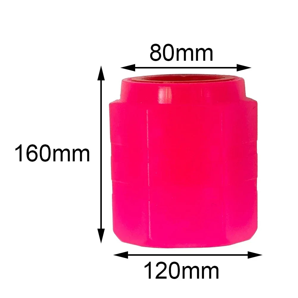 Pink Fluorescent Tire Valve Stem Caps – Luminous Car Wheel Accessories (4 Pack)