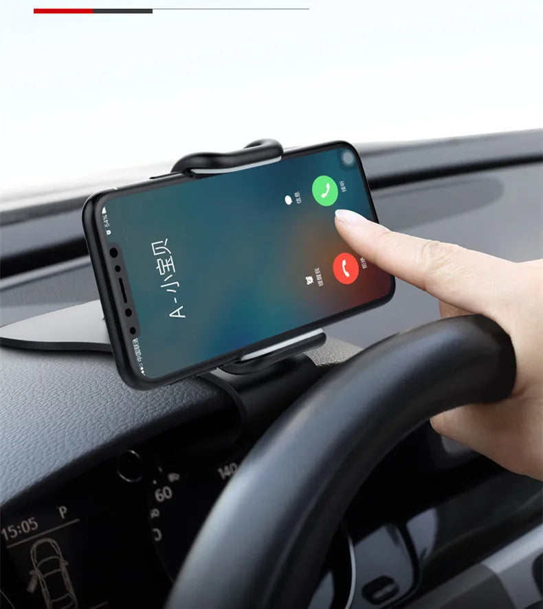 360° Rotating Dashboard Car Phone Mount | Universal Auto-Grip Bracket