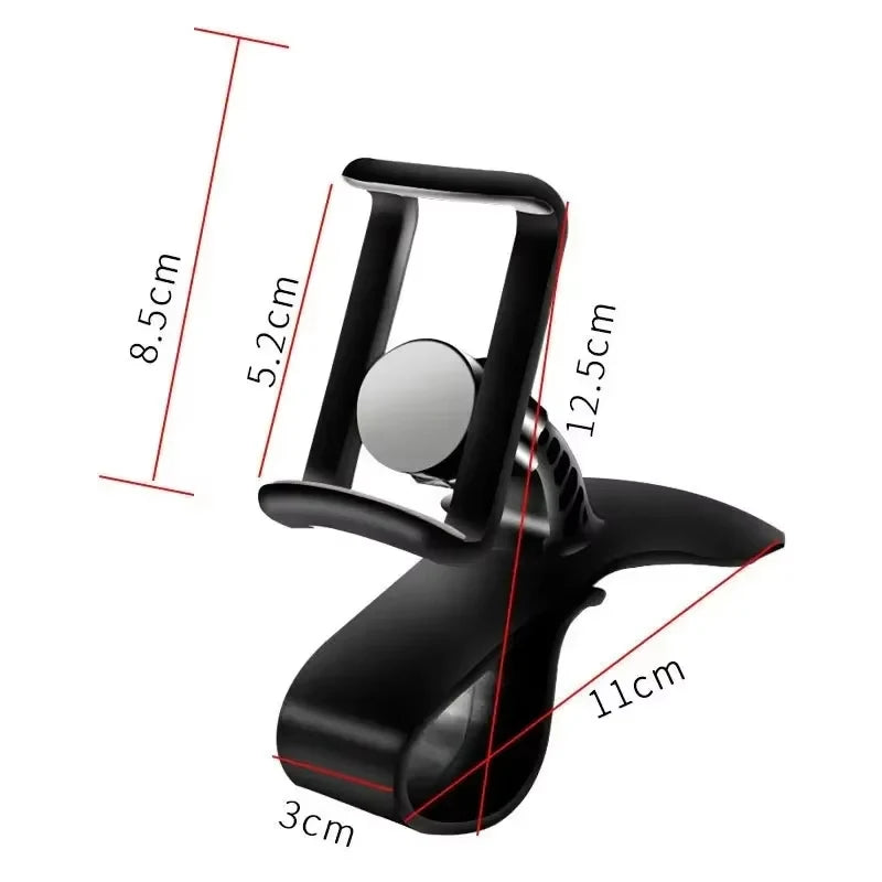 360° Rotating Dashboard Car Phone Mount | Universal Auto-Grip Bracket