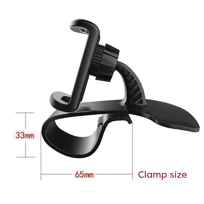 360° Rotating Dashboard Car Phone Mount | Universal Auto-Grip Bracket