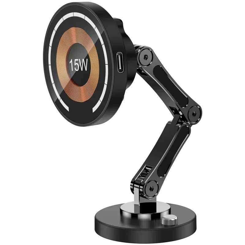 MagSafe Car Wireless Charger Holder | Fast Charging Mount for iPhone 12–15