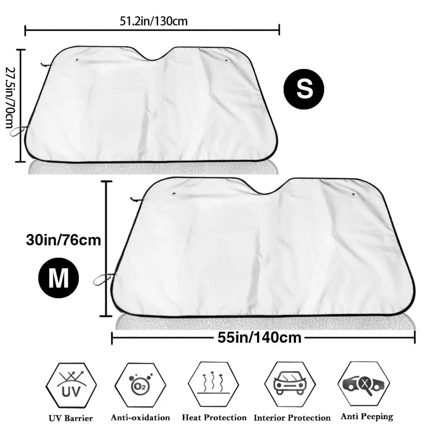 Pink Glitter Car Windshield Sunshade – UV Sun Shield Visor for Women | Fits Most Cars