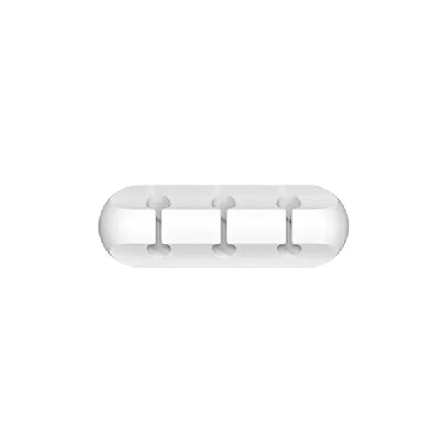 Silicone Cable Management Clips | Self-Adhesive Desk Cord Organizer, 6-Pack