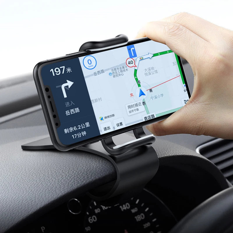 360° Rotating Dashboard Car Phone Mount | Universal Auto-Grip Bracket
