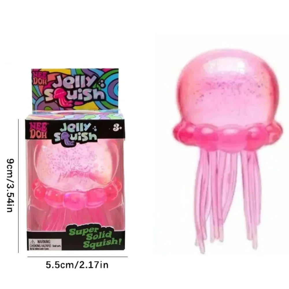Music-Activated Jellyfish Stress Relief Toy | Squishy Sensory Fidget, Ages 14+