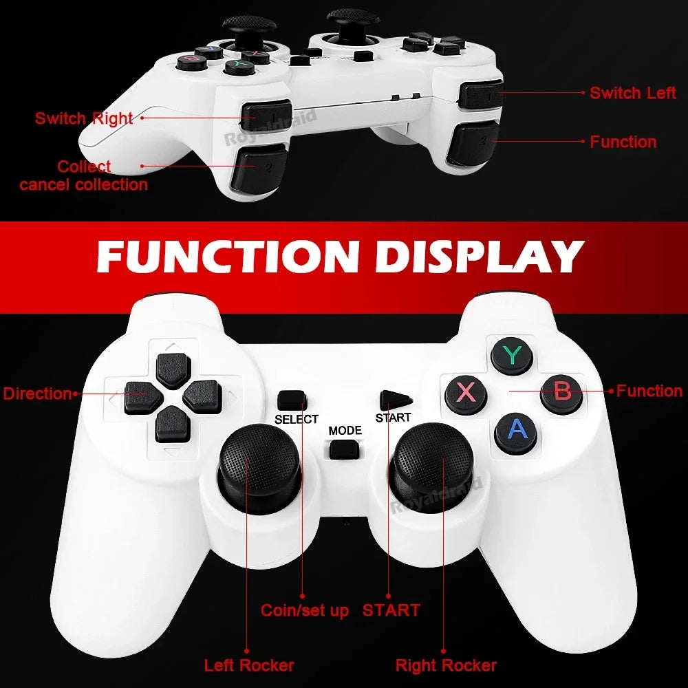 Portable Retro Gaming Projector Console | 19,000+ Games, 4K, 2 Wireless Controllers