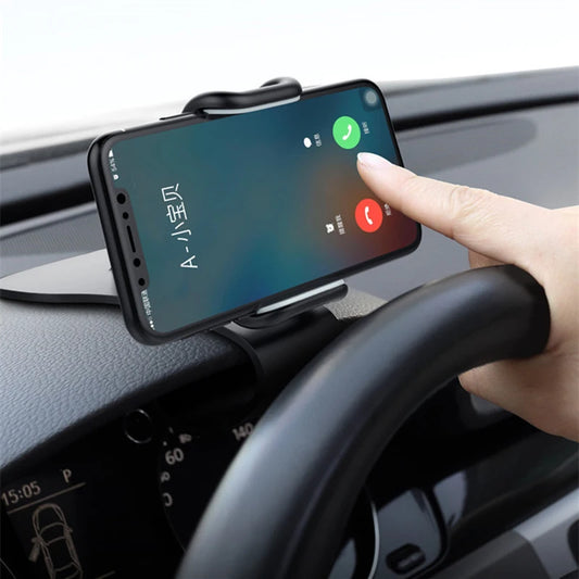360° Rotating Dashboard Car Phone Mount | Universal Auto-Grip Bracket