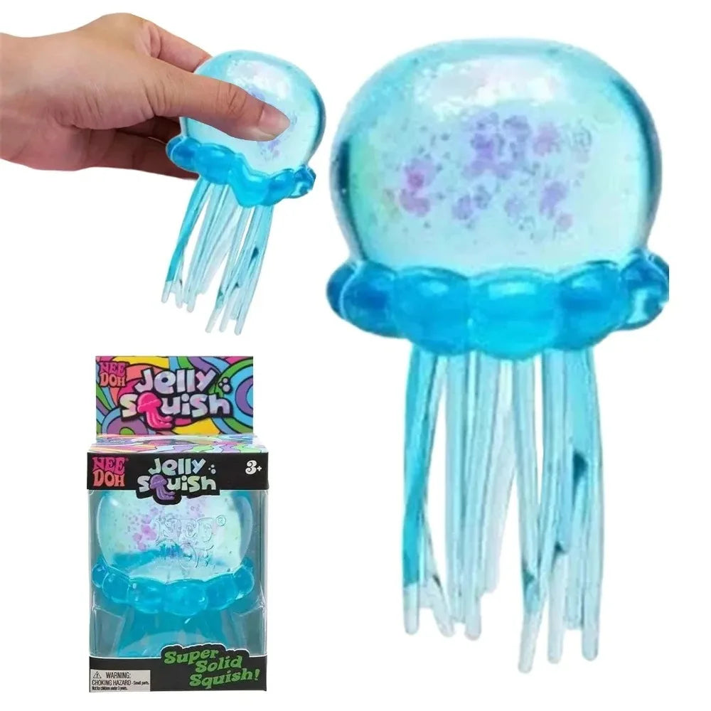 Music-Activated Jellyfish Stress Relief Toy | Squishy Sensory Fidget, Ages 14+