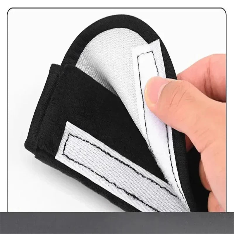 1/2Pcs Universal Comfortable Seat Belt Cover Adjustable Plush Car Safety Belt Cute Pink Car Accessories Car Accessories Interior