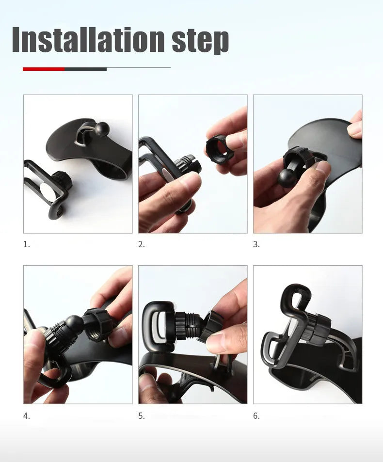 360° Rotating Dashboard Car Phone Mount | Universal Auto-Grip Bracket